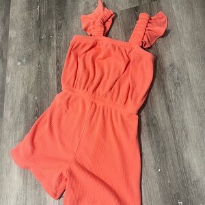 Old Navy Vibrant Coral Kids One Piece